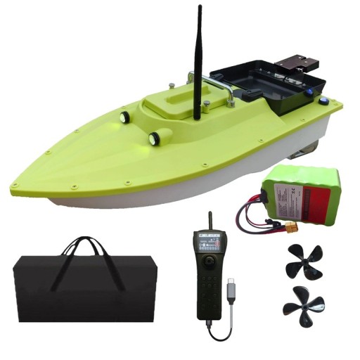 GPS utsädesbåt 72 x 30 x 25 cm Batteri 22000 mAh kapacitet Lastkapacitet 500 m räckvidd 40 punkter