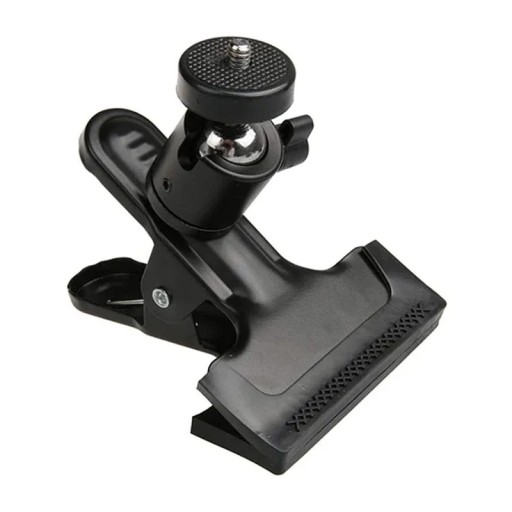 Kameraklämma 11 × 9 × 8 cm Orotterande blixtfäste för stativ, systemkamera och fotografitillbehör