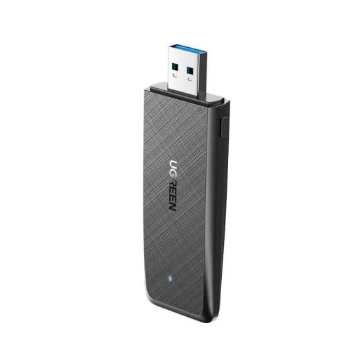 Trådlös USB-adapter UGREEN AC1300 1300 Mb/s Mottagare och sändare Wi-Fi 2,4 och 5 GHz för stationär dator och bärbar dator