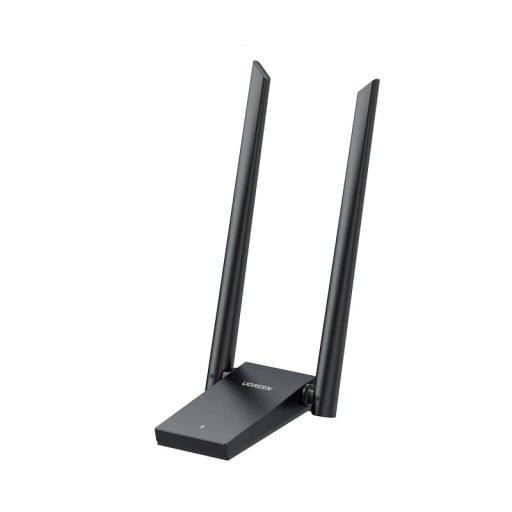 UGREEN WiFi-adapter AX1800 WiFi6 Dual 5dBi-antennor 5G & 2,4G WPA3 MU-MIMO OFDMA TWT Beamforming Windows 10/11 stabilt nätverk
