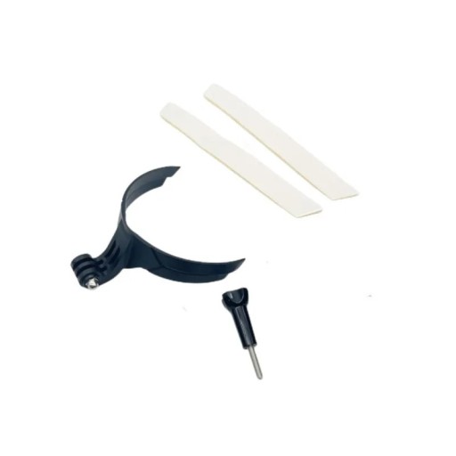 Huvudstöd för actionkamera 17,5 x 10,5 x 5,2 cm PVC ABS fäste för motorcykelhjälm GoPro DJI Action