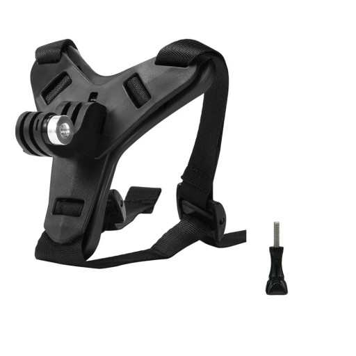 Sats för hakfäste för motorcykelhjälm Universell storlek Remfäste med J-hook för GoPro DJI Insta360