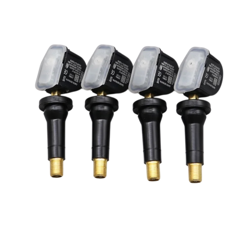 Sats med 4 st TPMS sensorer för däcktryck 433 MHz för Opel Adam Astra J K Corsa D E Insignia Mokka Zafira C