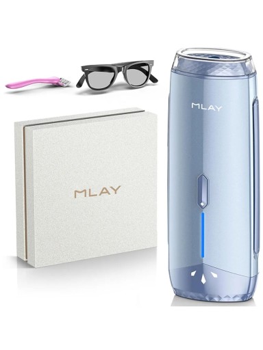 IPL epilator Mlay T18 17,1 x 6,5 x 4,5 cm med kylfunktion 3 energinivåer hemmalaserhårborttagning