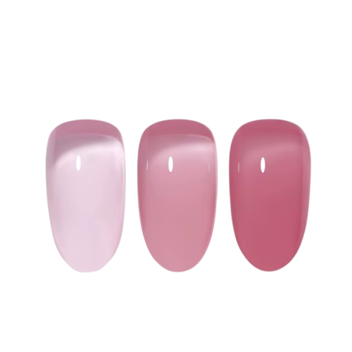 Flytande lager UV LED nagellack 15 ml Jelly transparent färgeffekt Snabbtorkande manikyr med hållbarhet 40–45 dagar