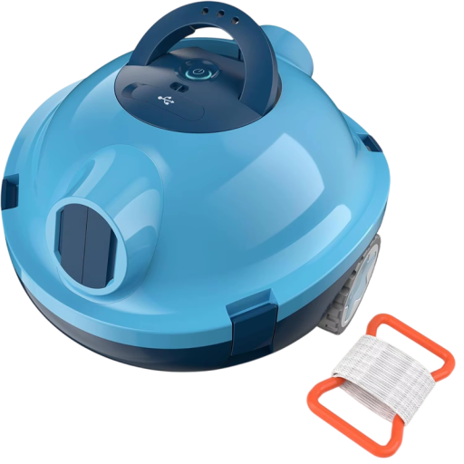 Poolrobot 120 m² Trådlös bottenrengörare 100 min filter 180 μm batteri 2550 mAh IPX8 självkörning