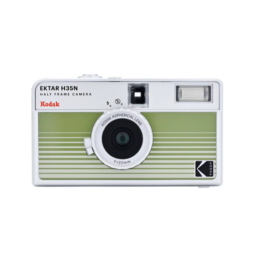 Retro 35mm kamera 110 × 62 × 39 mm Halvformat F11/F8 22 mm lins Stjärnfilter Bulb exponering Blixt Glaslins