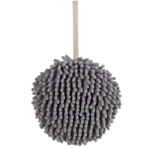 Hängande handduk 17 x 17 cm Japansk stil Grå färg Hög absorptionsförmåga För badrum, kök och toalett