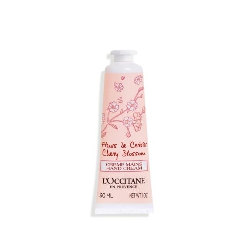 Handkräm 30 ml Sheasmör 20 % Körsbärsblomma Snabbabsorberande icke-fet vård för torra händer L'OCCITANE