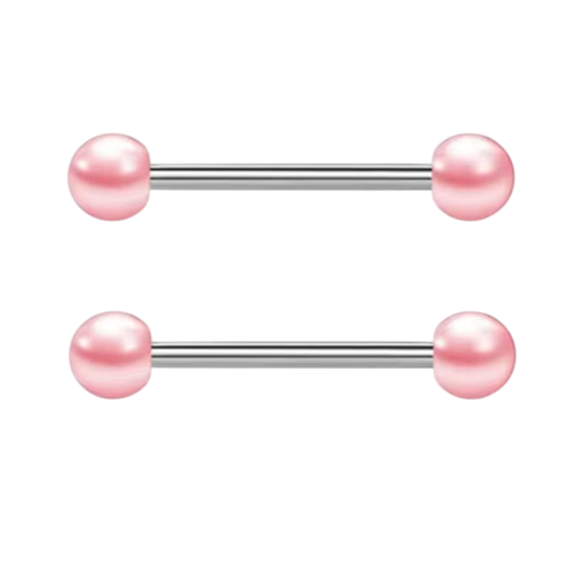 Bröstpiercing 1,6 mm Glansigt par av eleganta smycken för kvinnor och tjejer Elegant tillbehör till personlig stil