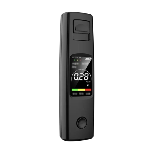 Digital alkoholtester 10 x 2,8 x 1,7 cm Liten bärbar alkoholanalysator för rattfylleri USB-C laddning