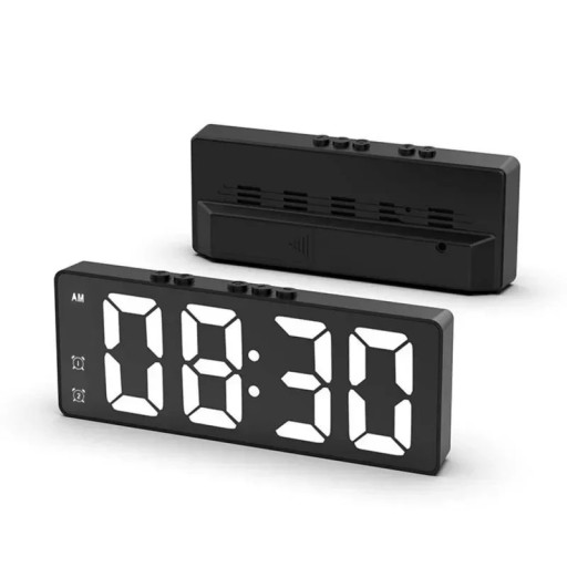 Elektroniska digitala klockor väckarklocka 160 x 25,5 x 61,5 mm för moderna interiörer med exakt tidsvisning
