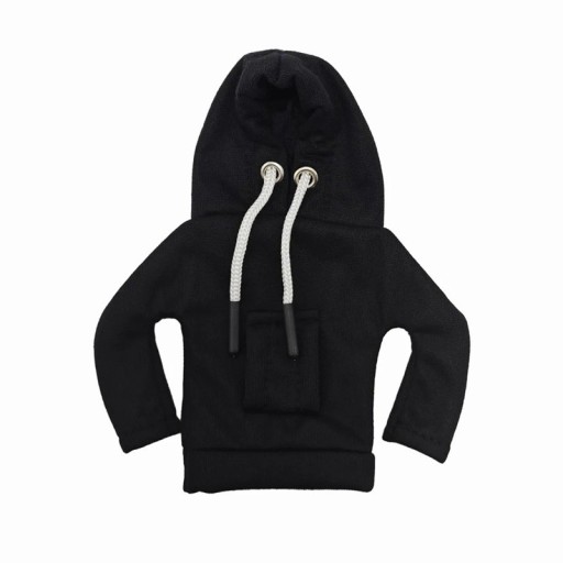 Kåpa för växelspaken i design av hoodie i bomull och polyester