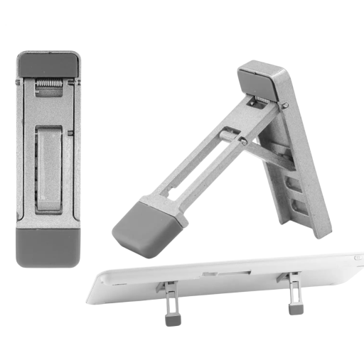 Fällbar tangentbordsställning 2 st, justerbar lutning, ergonomisk lyft för tangentbord 6,5 x 2 cm