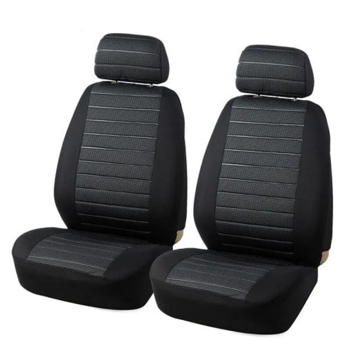Universella bilsitsöverdrag 2 st, polyester för sedan, SUV, skåpbilar, lastbilar