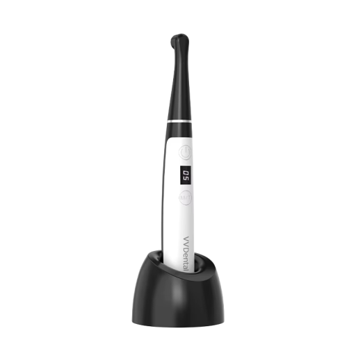 Dental LED härdande lampa 23 x 7,5 x 7,5 cm 3200 mW/cm² Trådlös laddning 1–30 s 385–515 nm Polymeriseringsljus
