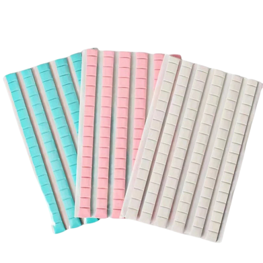 42 st Gelélim för naglar 5 mm x 2,54 cm 1 tum Återanvändbar för träningsställning Nagellera