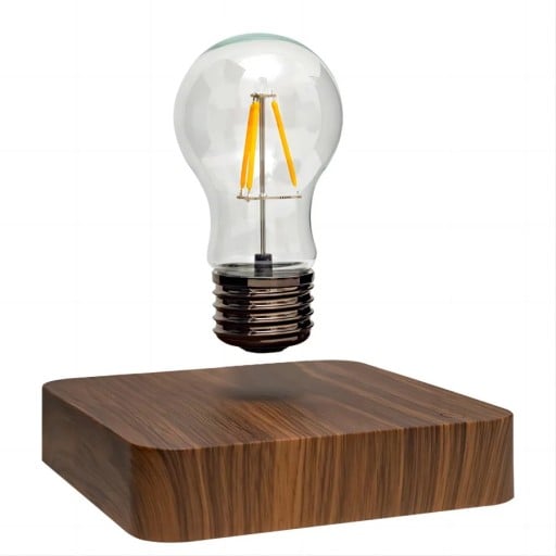 Magnetisk svävande lampa med fyrkantig bas, touchkontroll, modern borddekoration, unikär svävning