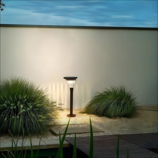 Solärsparsande lampa, superljus LED-lampa för trädgård och gård, vattentät solär lampa för hem och villor
