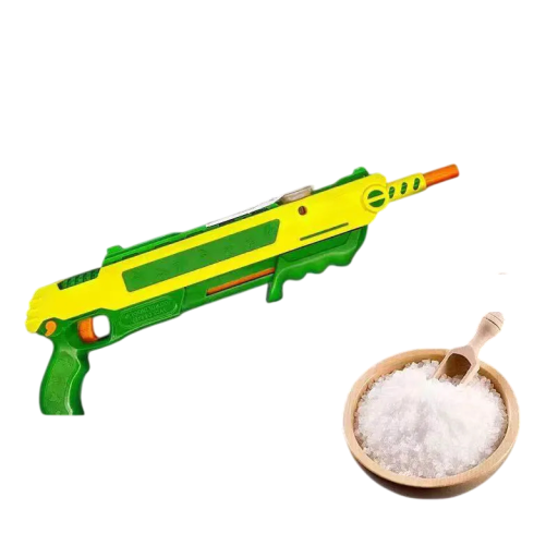 Pistol för myggor och flugor 57 x 20 x 7 cm Saltvapen mot insekter Mekanisk saltpistol Hemmafångare av flygande insekter
