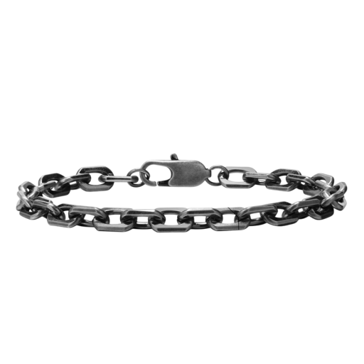 Halsband för män i rostfritt stål 21 cm 6,5 mm Modern design för män Kvalitativt och hållbart smycke för daglig användning