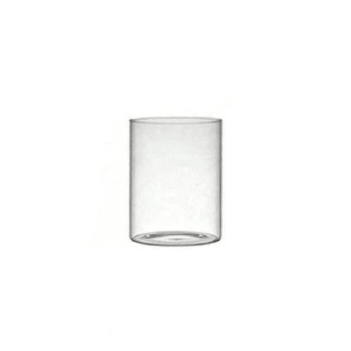 Glas cylinder för ljus 5,3 x 8 cm Dekorativ ljusstake för flytande ljus inredningsdekoration