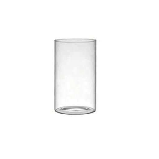 Glas cylinder för ljus 5,3 x 10 cm Dekorativ ljusstake för flytande ljus inredningsdekoration