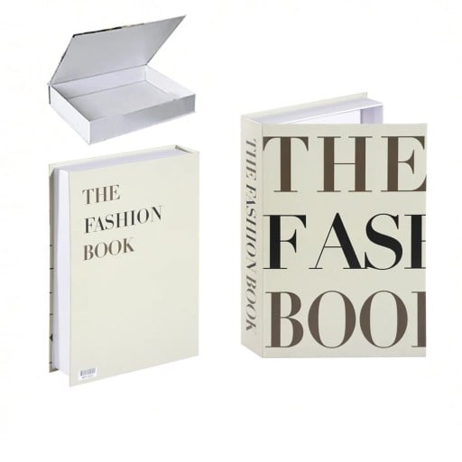 Dekorativ bok THE FASHION BOOK med minimalistisk design