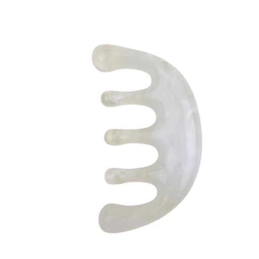 Färgglad massagekam för hårbotten 9,2 cm x 5,2 cm för stimulering av hårväxt, avslappning och lindring av stress