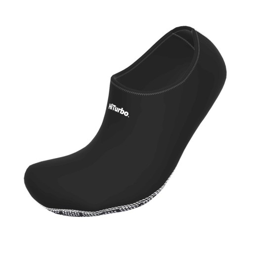 Vattenskor unisex 3 mm Neopren Antislip Svarta med text Lätta Snabbtorkande Strand Surfing Vattensporter
