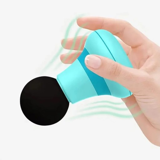 Mini massagepistol, bärbar elektrisk massager för hela kroppen, 6 hastighetslägen, USB-laddning, tyst drift