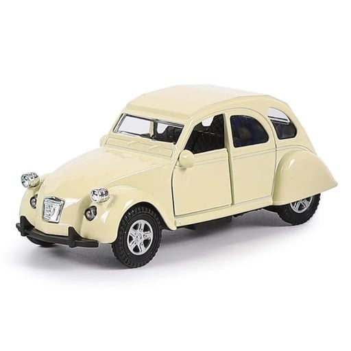 Modell av klassisk bil 1:32 12,5 × 4,6 × 4,5 cm Metall samlarmodell i legering Retro veteran dekoration för samlare