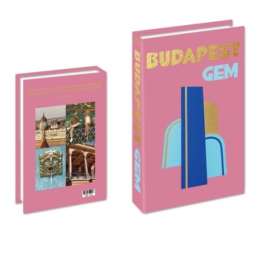 Falsk bok Budapest Gem Dekoration Oöppningsbar bokdesign Dekoration för inredning