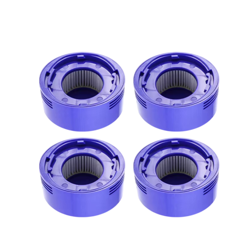 Utrustning 4 st Post-motor HEPA-filter för Dyson V7 V8 Animal Absolute Carbon Fiber Reservdelar Tillbehör