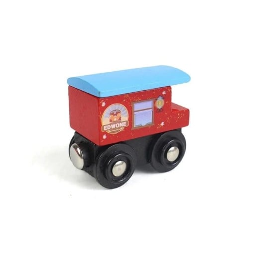 Tjänstekabinvagn 1:64 Trä magnetisk vagn för tåget Kompatibelt järnvägstillbehör Retro följevagn
