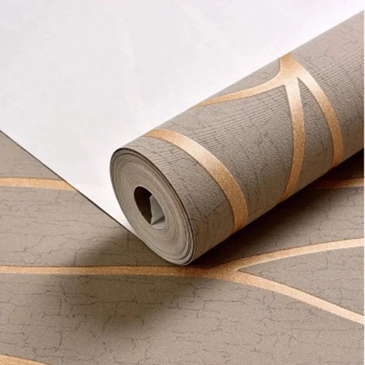 Non-woven textiltapet 53 cm x 20 m PVC vattenavvisande tvättbar rulle väggbeklädnad dekorativ tapet för vägg