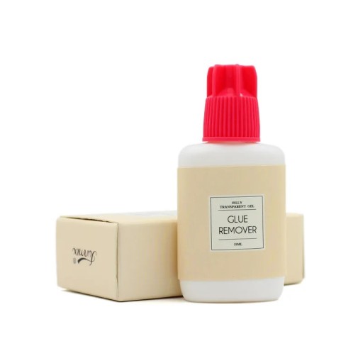 Gelavlägsnare för franslim 15 ml Transparent stark upplösning Professionell borttagning av förlängda fransar