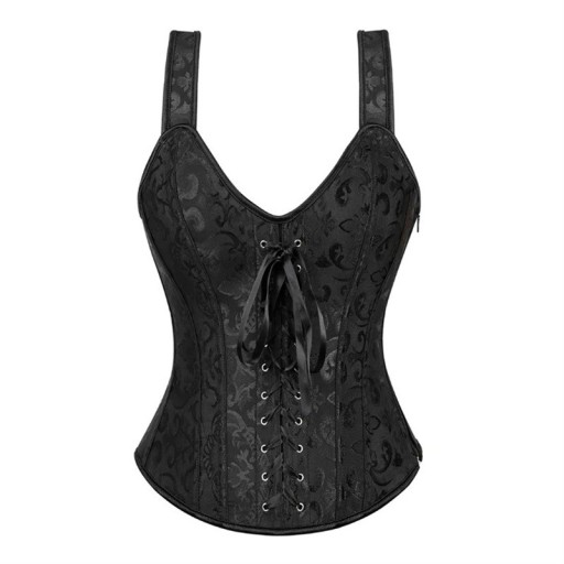 Damskorset Enfärgad U-ringning Spagettiband Slips i U-ringningen Tecken Polyester Spandex Elegantiskt Underkläder