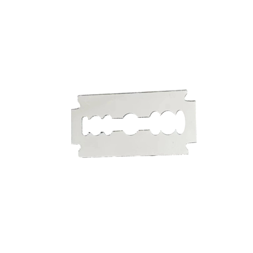 Hårklämma i form av rakblad 5 × 2,5 cm Original plast håraccessoar med realistisk design