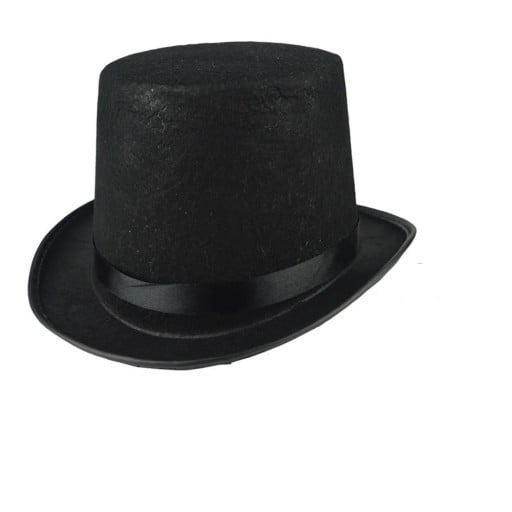 Barnens svarta magikerhatt 28,5 × 24,5 × 10,5 cm Karnevalsmagisk hatt Kostymtillbehör för barn