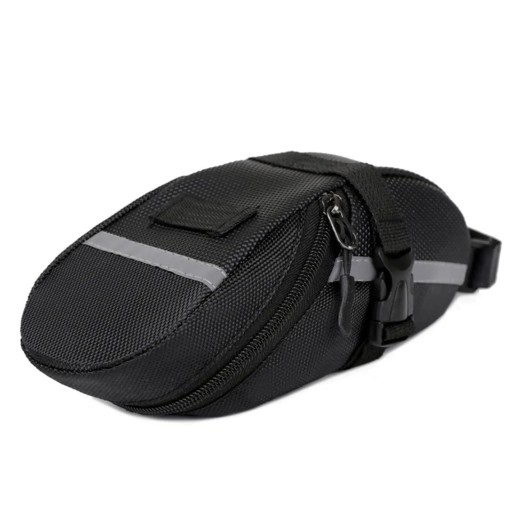 Cyklistisk väska 21 x 9 x 9,5 cm Nylon Vattentålig Under sadeln Reflexband Cykelväska