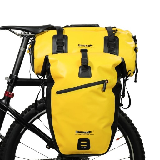 Cyklistisk väska för cykel 46 x 23 x 28 cm 20 l PVC Vattentålig bakväska för cykelställ Stort förvaringsutrymme