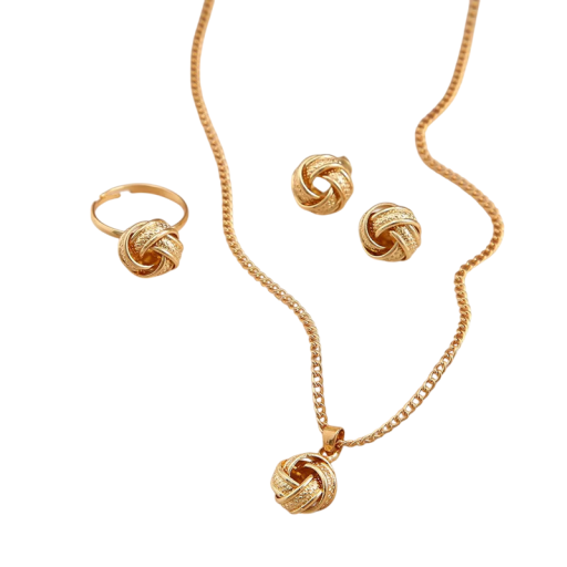 Festlig dam smyckeset Halsband och örhängen Bröllopsmode tillbehör Elegant romantisk present