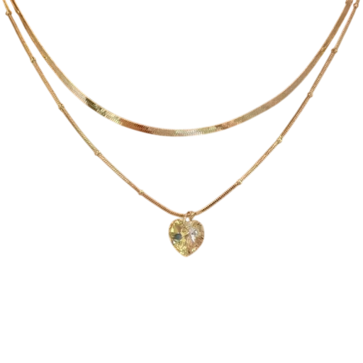 Kvinnors lagerhalsband Guldton Zinklegering Vintage design med hänge Boho stil Elegantisk smycke Present till kvinnor