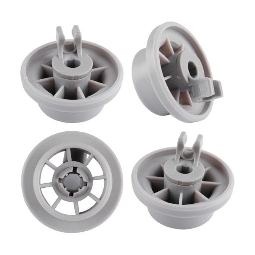 Sats med 4 st hjul till diskmaskin 4 x 4 x 3 cm ABS plast Kompatibel med Bosch Siemens Neff Reservdel till korgen
