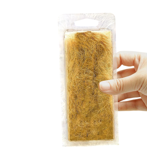 Statisk gräs i platta 17,3 × 7,5 cm Realistiska torra tussar Modellvegetation för diorama och landskap