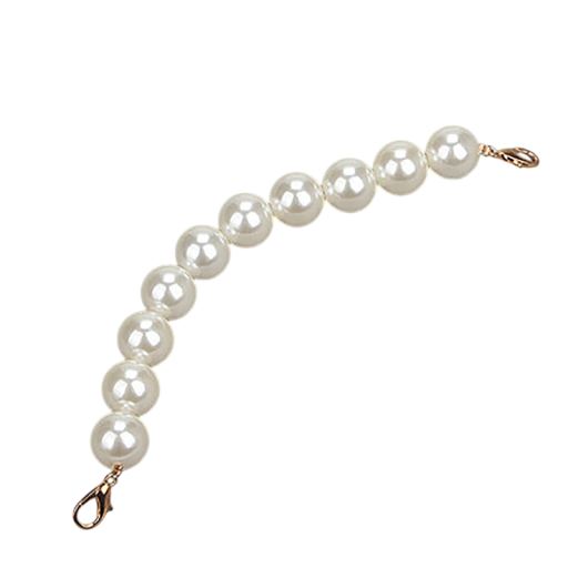 Gradientpärlhandtag för väska 25 cm Stora dekorativa pärlor Karbinlås Elegantiskt ersättningshandtag för väska