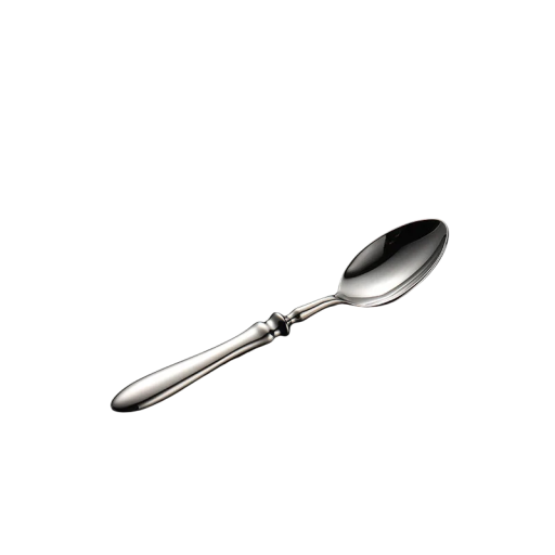 Lyxig tesked i rostfritt stål Elegant polerad dessertsked designbestick för kaffe te desserter