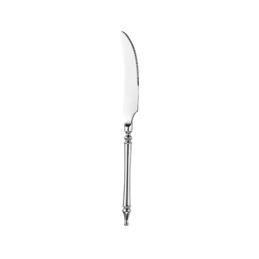 Bordskniv i rostfritt stål Fransk stil Elegant bestick för köket Lyxig kniv för huvudrätter stiliga bordstillbehör