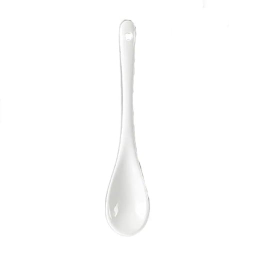 Keramisk tesked 13 cm Långt handtag Mini rörsked för te kaffe honung kryddor Serveringssked köksredskap